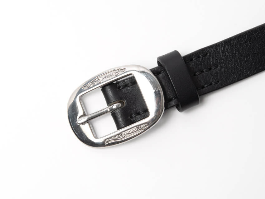 SMOKING FLOWERS STUDDED LONG BELT(END ONLY) | BELT | STORE | METAL